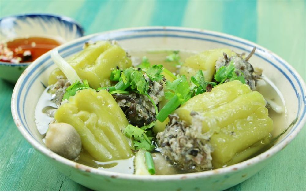 Cách nấu khổ qua nhồi thịt đãi khách