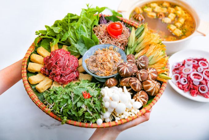 Lẩu Bắp Bò Riêu Cua