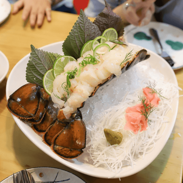 Tôm Hùm Alaska Sashimi