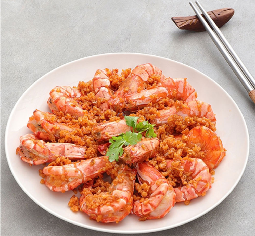 Tôm Sú Biển Cháy Tỏi